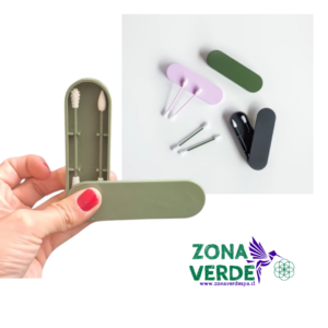 Cotonitos Reutilizables Silicona Zona Verde
